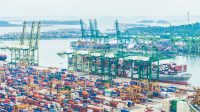 Singapore shipping port